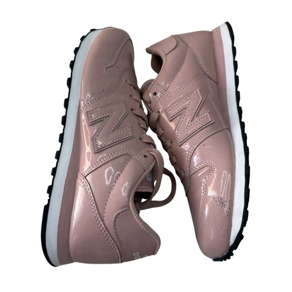 New Balance 500 Pink Patent Leather Lifestyle Sneakers Womens 7.5 NEW